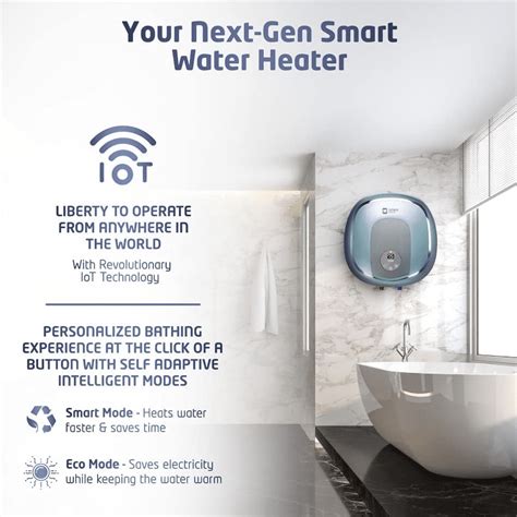 Orient Electric Aquator IoT, 15 Ltrs Vertical Storage, Water Heater Ge ...