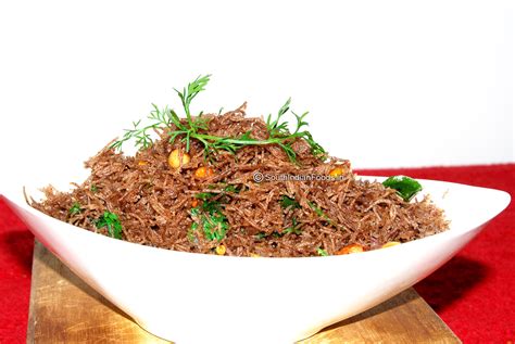 Lemon ragi semiya upma | Lemon kelvaragu semiya-How to make-Stepwise photos