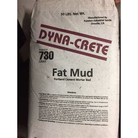 Dyna-Crete 730 Fat Mud 50 lb. Bag (48 bag/pallet) | SiteOne US
