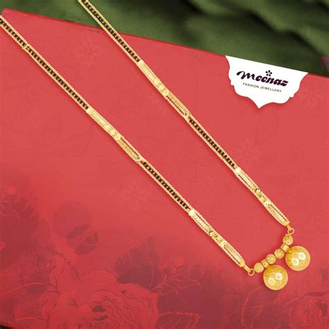 MEENAZ vati mangalsutra 2 wati maharashtrian design marathi temple ...