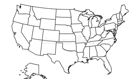 USA Outline Map 的图像结果