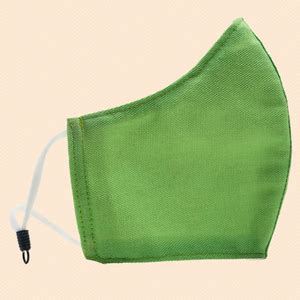 Light Green Colour | Conical Protective Face Cover with a Pocket, Adju ...