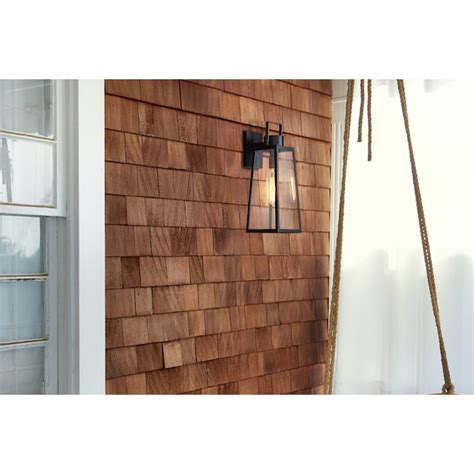 Lark Hugh 7-in W 1-Light Matte Black Modern/Contemporary LED Wall ...