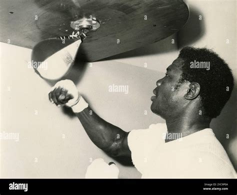 American professional boxer Emile Griffith training, 1960s Stock Photo ...