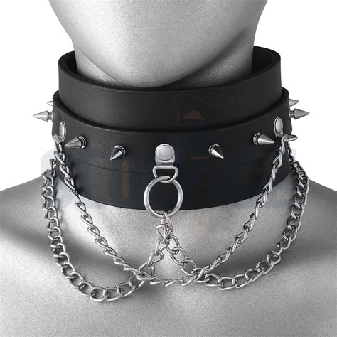 Leather Neck Choker for BDSM Stylish Cowhide Leather Neck - Etsy