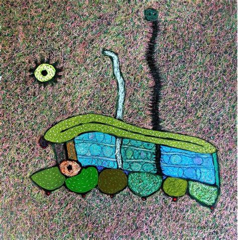 "Untitled 2": Yellow Green Mixed_Media by Sandeep Ghule | ArtZolo.com