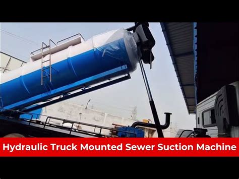 Cleaning Machine - Suction Cum Sewer Jetting Machine Trailer mounted ...