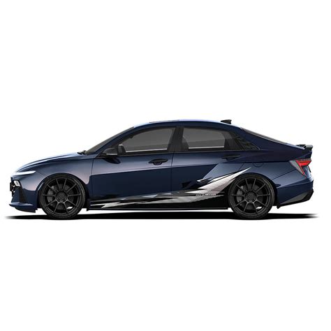 Hyundai Verna Vinyl Graphics - Partial X Series Flex In Motion | IDE ...