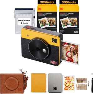 KODAK Mini Shot 3 Retro 3" X 3" (60 Sheet Bundle, Carry case, accessory ...