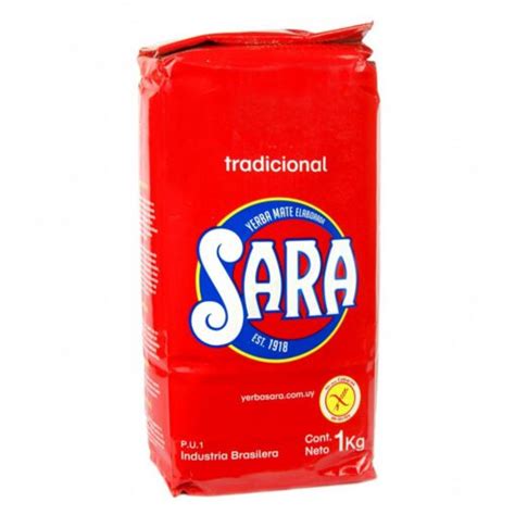 Yerba Mate Sara Tradicional 1Kg - Productos Argentinos - Region Sur ...