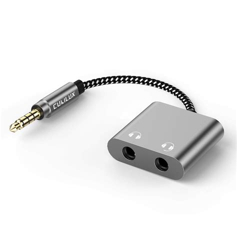 Headphone Jack Adapter Android Dual 3.5mm Headphone Jack Splitter ...