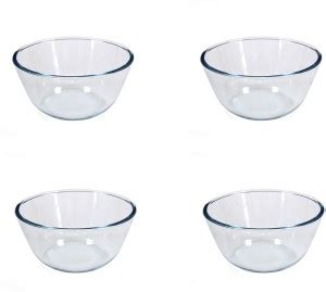 PUREFIT Glass Mixing Bowl Borosilicate Glass Round Multipurpose Mixing ...