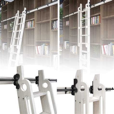 ENWIND Sliding Library Ladder Hardware (No Ladder) Sliding India | Ubuy