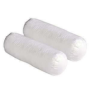 Story@Home White 2PCs Bolster Having 800 Grams Micro Fiber Super Plush ...