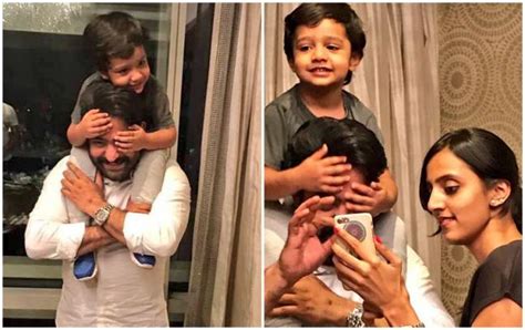 Jr NTR's latest photo with son Abhay is too cute for words