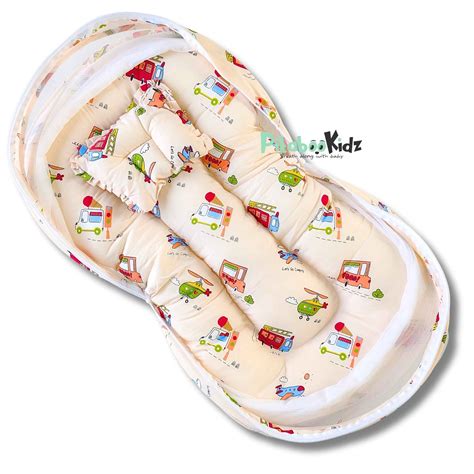 Baby Net BED – Vehicles orange – Pikaboo Kidz