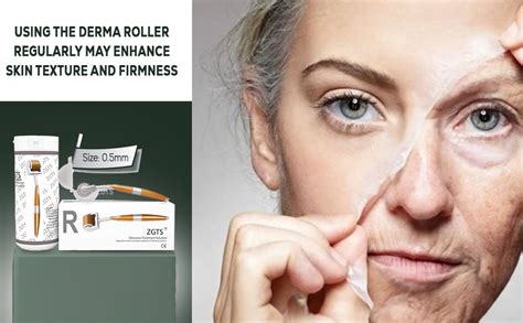 ZGTS Professional Gold Plated 192 Needles Titanium Alloy Derma Roller ...