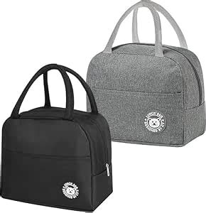 Buy SUNBIRD Pack of 2 Insulated Lunch Bag, Thermal Picnic Bags, Lunch ...