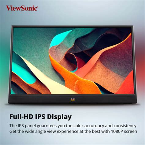 ViewSonic 39.62 cm (16 Inch) Full HD LED Backlit IPS Panel with ...
