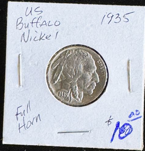 1935 BUFFALO NICKEL COIN, FULL HORN | Property Room