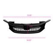 Buy G-PLUS Front Bumper Upper Grille Fit for 2016 Honda Accord sport ...