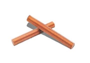 Copper Threaded Rod | Solid 3/8 & 1/2 CU Threaded Earth/ Ground Bar