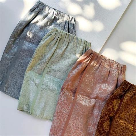 Jual Kamen Jadi Anak Semi Songket Rok Pakaian Adat Bali - Navy Gold, 0 ...