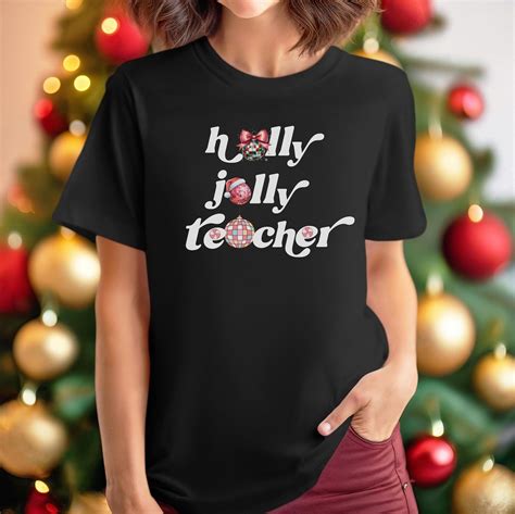 Teacher Christmas Shirt Christmas Teacher Shirt Teacher Appreciation ...