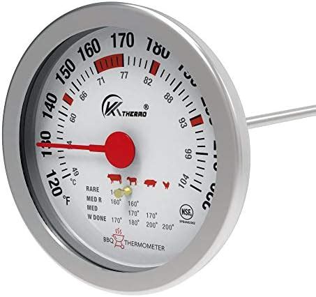 KT THERMO Cooking Thermometer for Deep Fry with 15'' Stainless Steel ...