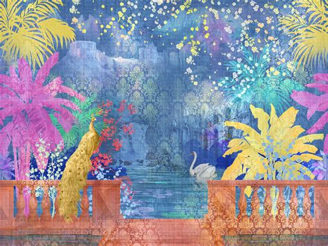 Дизайнерские обои ID465-COL2 | Trend Art | Каталог Affresco