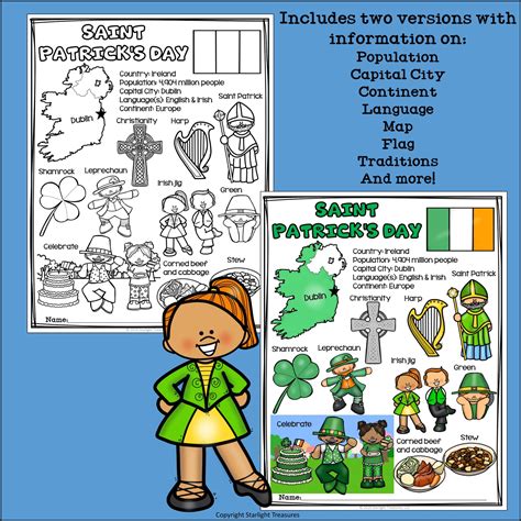 Saint Patrick's Day Fact Sheet for Early Readers | Made By Teachers