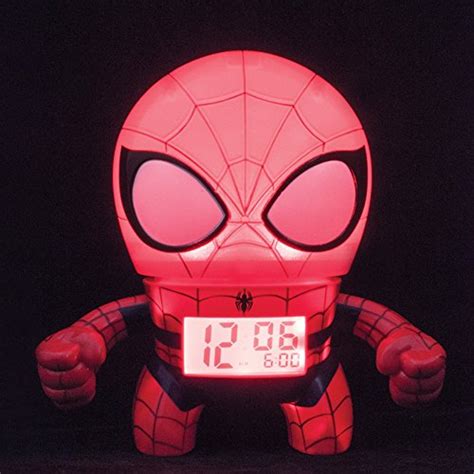 Bulb Botz Marvel Spiderman Plastic Alarm Clock (7.5 Inches Tall ...
