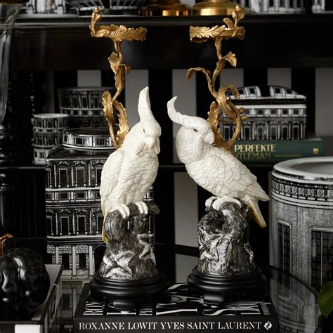 Copenhagen| White Cockatoo Candle Holder | Now in India – Mérci Dehradun