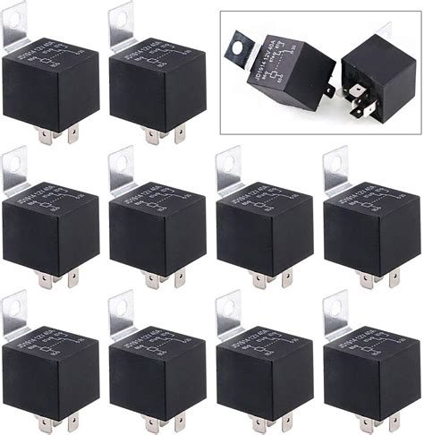 Swpeet 10Pcs 12V 3040 Amp 5-Pin SPDT Electrical India | Ubuy