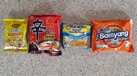 Vegetarian instant noodles from my most favorite to least favorite : r ...