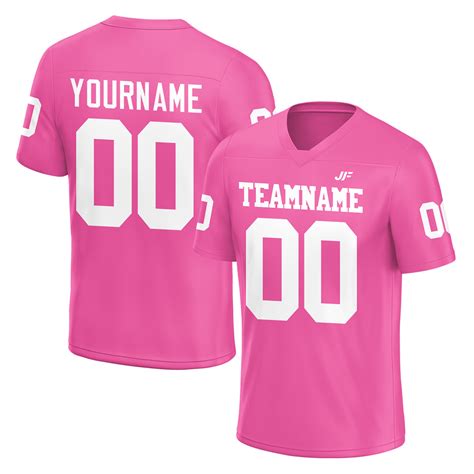 Custom Pink Football Jersey Athletic Special Fans Edition Shirt - JerFit