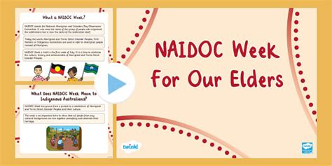 NAIDOC Week For Our Elders Assembly Pack Foundation - Year 2