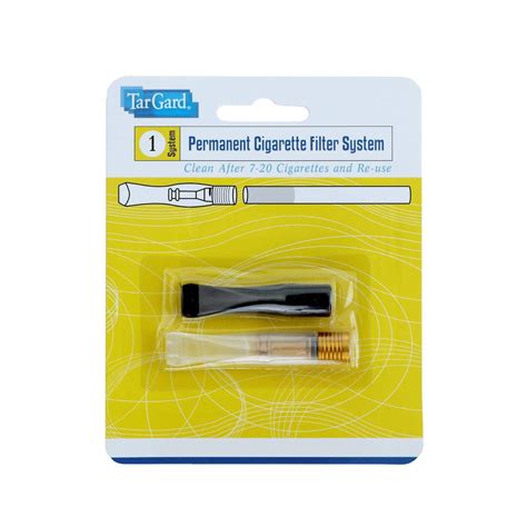 TarGard Permanent Filter System Reusable Cigarette Filter Traps Tar (1 ...