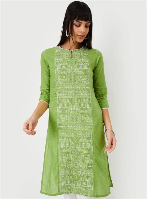 Buy Women Embroidered Straight Kurta Online at just Rs. 599.0 ...