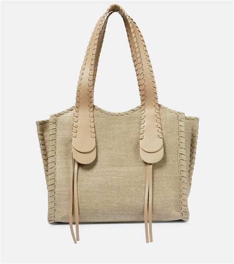 Chloé Mony Medium canvas tote bag Chloe
