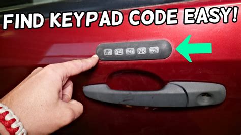 2019 Ford Edge Keyless Entry Code Location 的图像结果