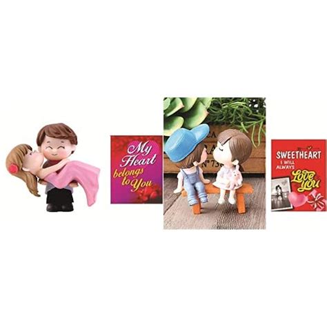 Chocozone Couple Hug Resin Showpiece Couple Miniatures Romantic Gifts ...