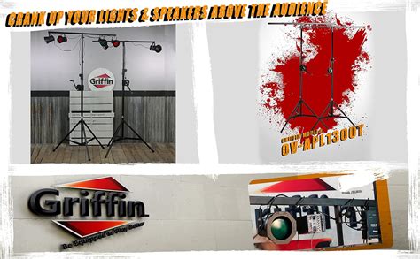 Buy DJ Light Stands (2 Pack) Stage Lighting Truss System by GRIFFIN ...