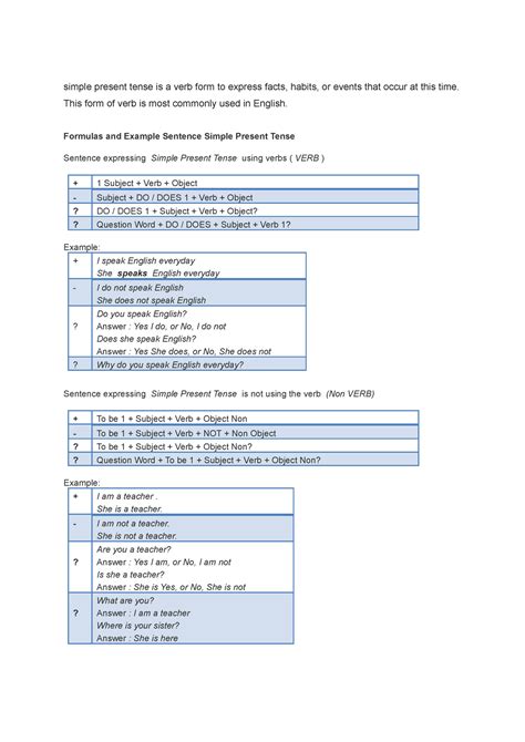 Simple Present Form Example 的图像结果