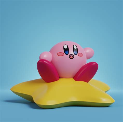 STL file Kirby Star Figure・3D printer design to download・Cults
