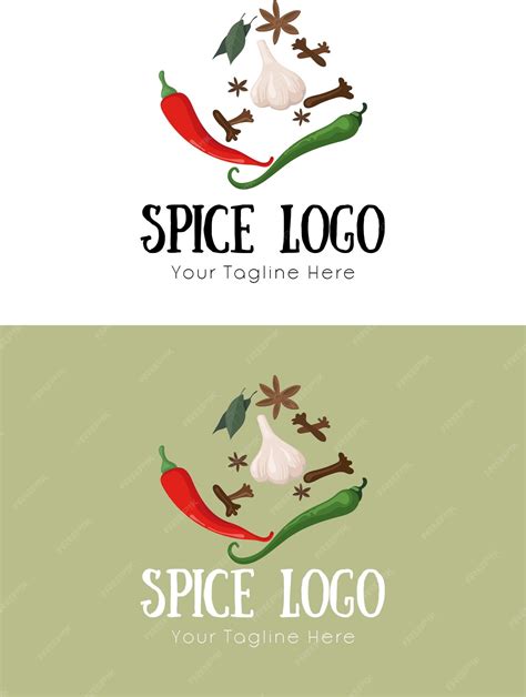 Premium Vector | Modern style spices logo design for food industry