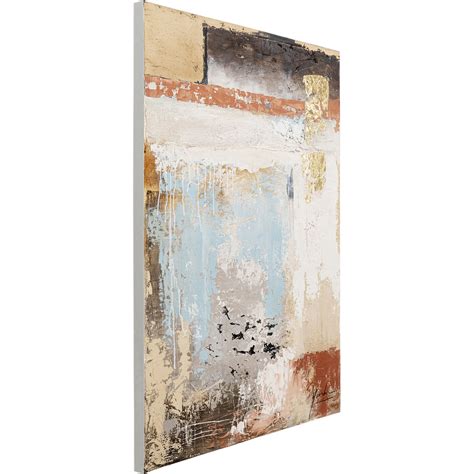 Canvas Picture Art Splash Blue 90x120cm - KARE USA