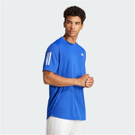 adidas Club 3-Stripes Tennis Tee - Blue | Free Shipping with adiClub ...