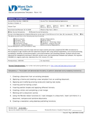 Fillable Online cgs1060c introduction to computer technology ...