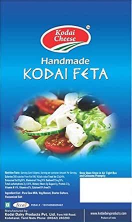 Kodai Cheese - Feta, 200g Pack : Amazon.in: Grocery & Gourmet Foods